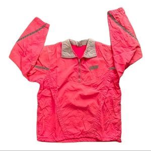 Vintage NIKE WINDBREAKER Jacket Neon Pink Half Zip
